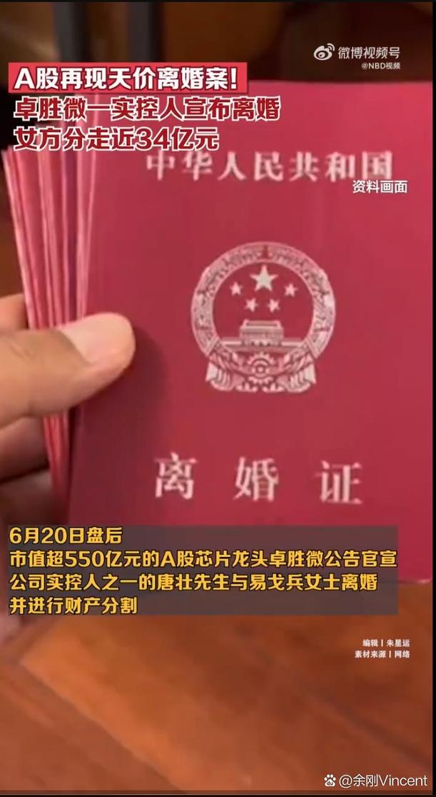 天价离婚分走4.1亿，天价离婚案